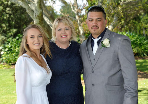 Nichola Taylor marriage ceremony Auckland